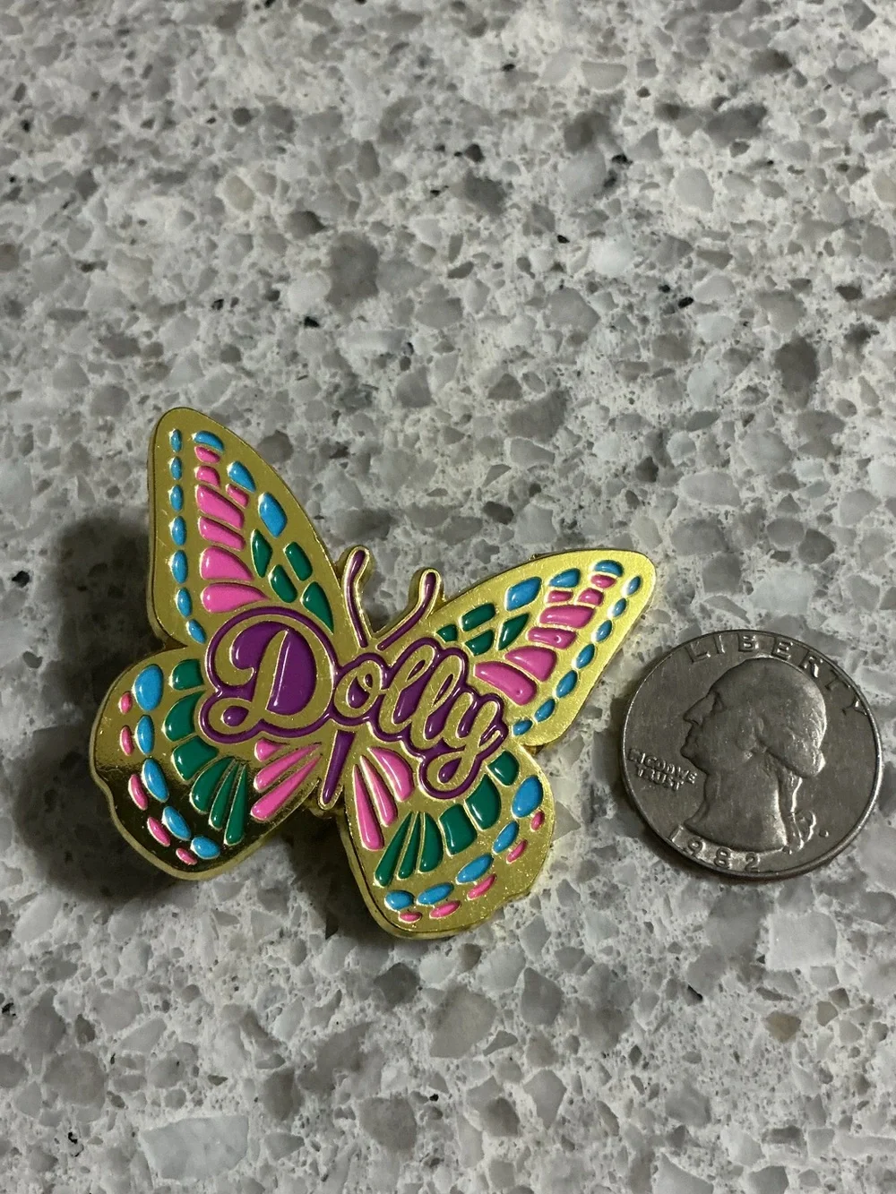 Dolly Butterfly Pin